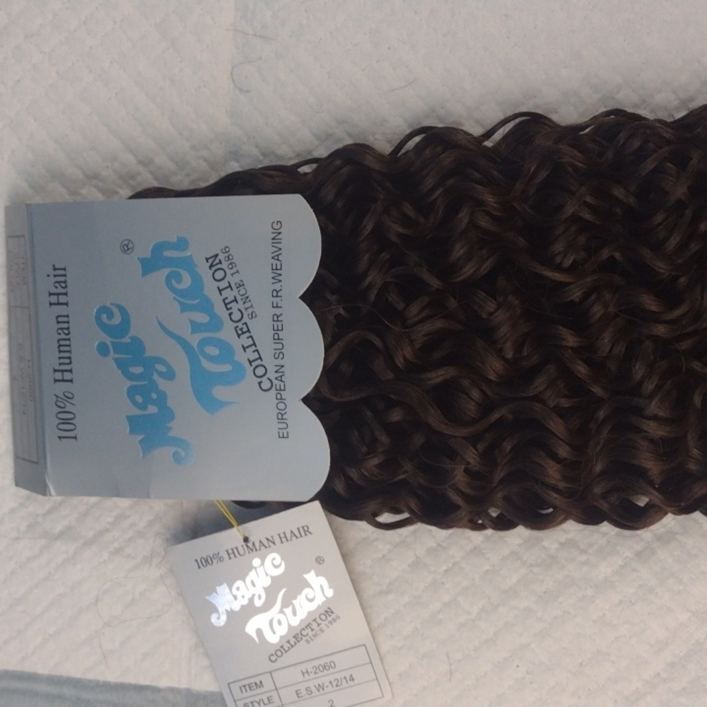 Magic touch human hair